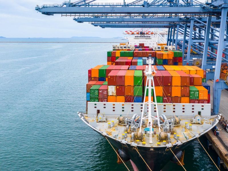 Ocean freight — container ship